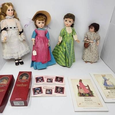 Little Women "Jo" & "Meg", American Girl Dolls/Books And Other Colonial Dolls