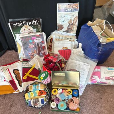 Doll Patterns, Kits & Fabrics Mystery Lot