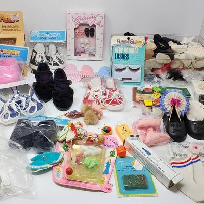 Miniature Vintage Doll Accessories & Doll Shoes