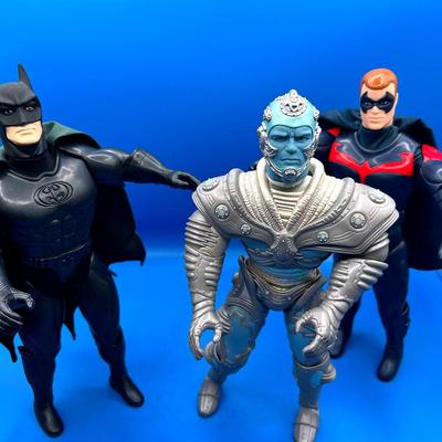 BF134 1997 Mr Freeze, Batman & Robin- DC Comics & TM.12 Inches