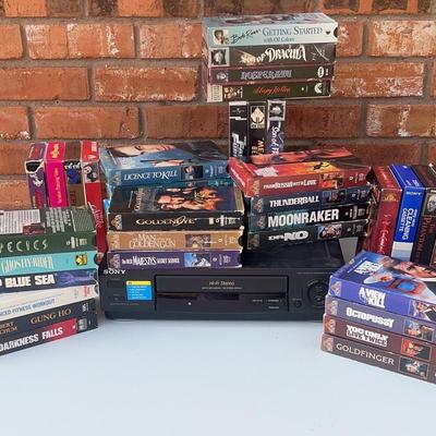 BF333 Sony VCR And VHS Tapes