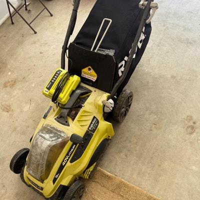 Sale Photo Thumbnail #3: 40v Ryobi Lawnmower (Less Battery)
