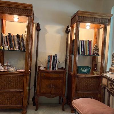 Sale Photo Thumbnail #11: bamboo lighted bookcase $$224
24 X 16 X 72"
2 available