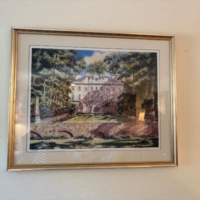 Sale Photo Thumbnail #50: Swan house print $65