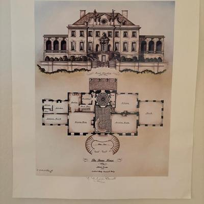 Sale Photo Thumbnail #49: Swan house blueprint $45