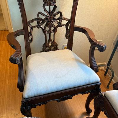Sale Photo Thumbnail #7: Chippendale armchair $65