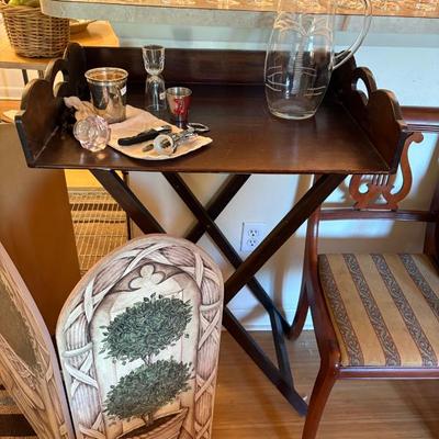 Sale Photo Thumbnail #37: butler's tray $149
25 X 18 X 39"