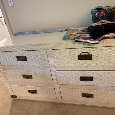 Sale Photo Thumbnail #61: wicker dresser $135
52 X 18 X 30"