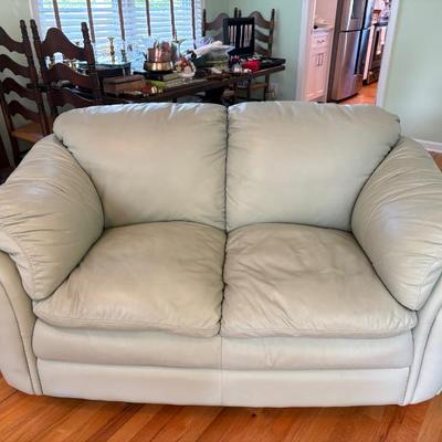 Sale Photo Thumbnail #127: 68" leather loveseat $225