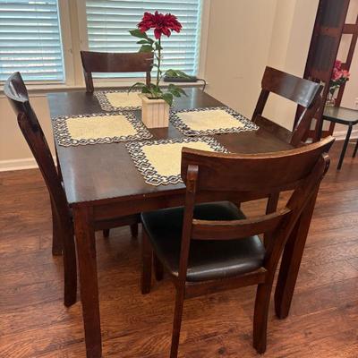 Sale Photo Thumbnail #179: table and 4 chairs $245
36 X 48 X 30"