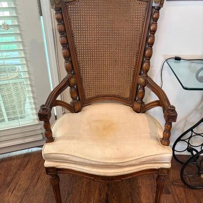 Sale Photo Thumbnail #196: Mediterranean cane back chair $38
2 available
