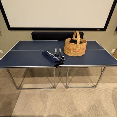 Lot #146 - Joola Midsize Ping Pong Table and Accessories