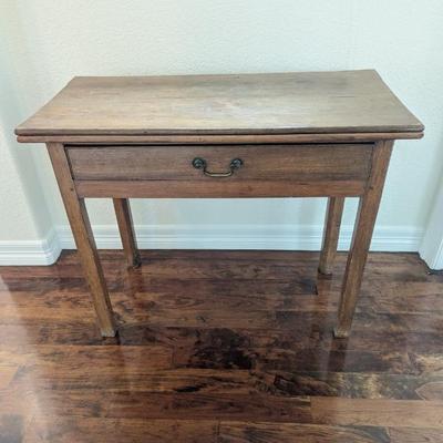 Lot #36 - Antique American Flip Top Gate Leg Table