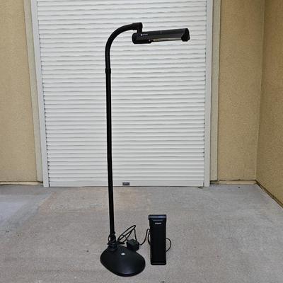 Lot #213 - OTT-LITE Adjustable Floor Lamp & Desk Lamp Pair