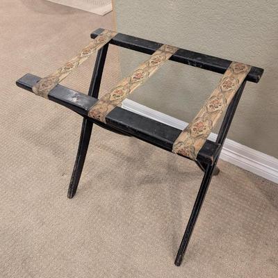 Lot #84 - Vintage 1960's Folding Luggage Rack Suitcase Stand