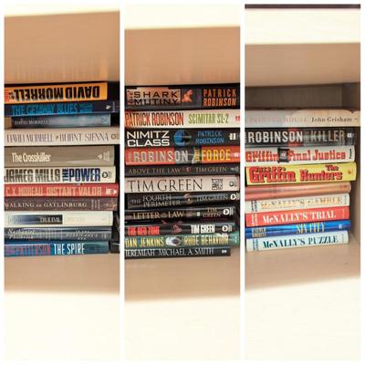 Lot #31 - Collection of Novels by Authors Such As David Morrell, Patrick Robinson & Tim Green