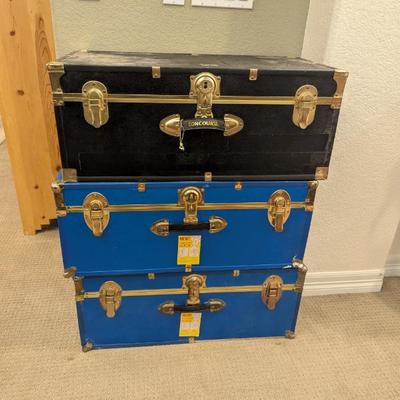 Lot #48 - Three Vintage Seward & Concourse Trunks
