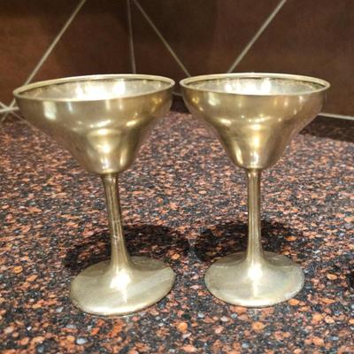 Lot #97 - Vintage Sterling Silver Cocktail Glasses
