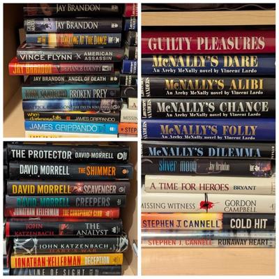Lot #33 - Collection of Novels by Jay Brandon, David Morrell, & Others