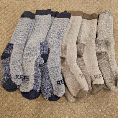 Lot #183 - Lot of 6 Pairs of REI Smartwool Hiking Socks