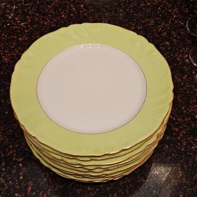 Lot #98 - Antique A Lanternier Limoges France Plates For Ovington Bros Brooklyn NY