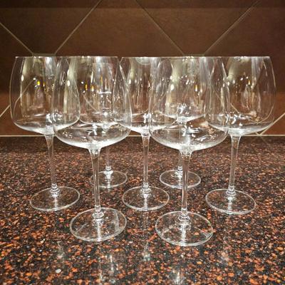 Lot #102 - Set of 7 Elegant Wine Glasses