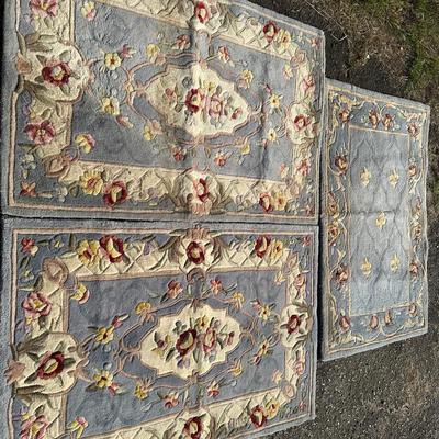 Three Royal Palace Rugs - 54”x36”