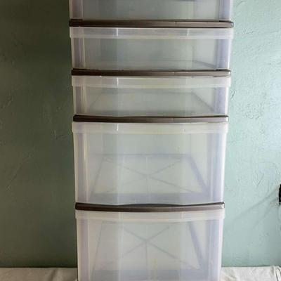 Seven Drawer Plastic Storage