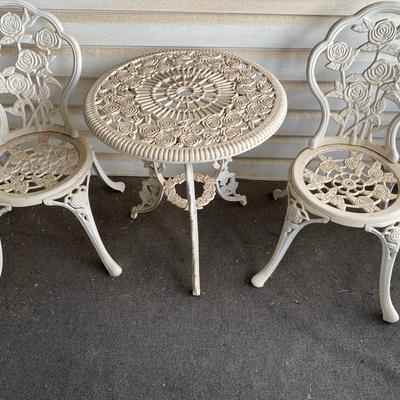 Metal Patio Table & Chairs