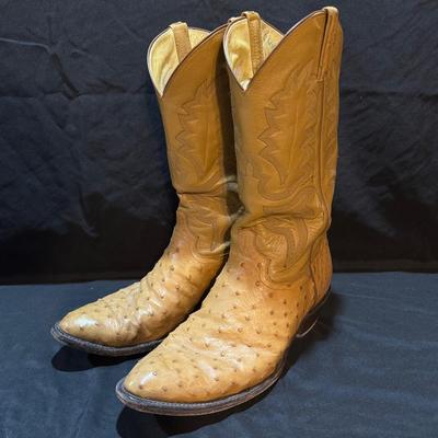 Vintage Panhandle Slim Ostrich Boots