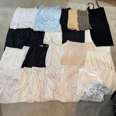 Vintage Half Slips and Shapewear