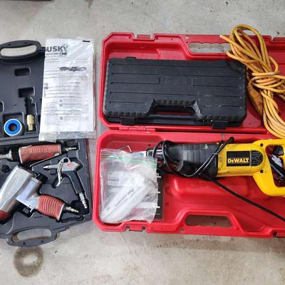 Dewalt Reciprocating Saw And Husky Wrenches