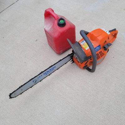 Husqvarna Chain Saw & Gas Can