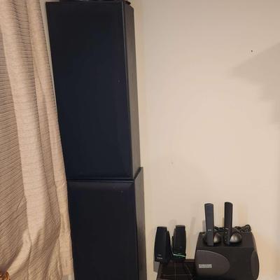 Technics Speakers And Synthesizer Tuner