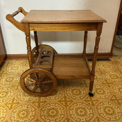 Oakwood Colonial Serving Cart