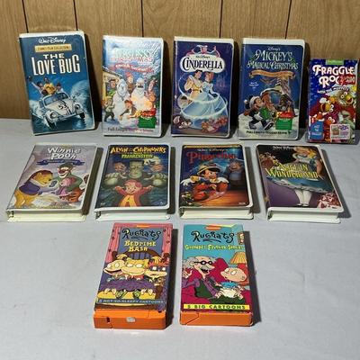 Nostalgic Collection Of VHS Tapes
