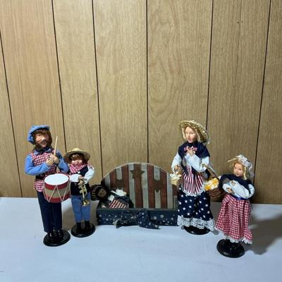 Patriotic Poreclain Dolls
