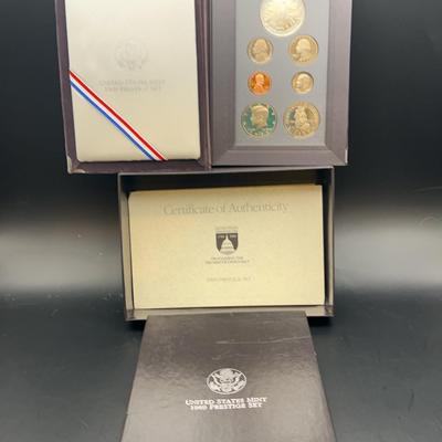United States MINT 1989 Prestige Silver Commemorative Set Coins