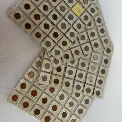 1919 To 1963 Steele/Copper Lincoln Wheat And Memorial Cent Set – 119 Coins