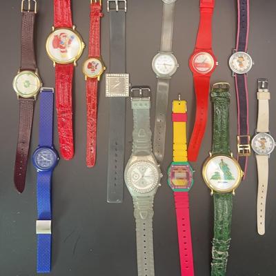 Retro Watch Assortment: Christmas, 80s, Charlie Brown Vintage