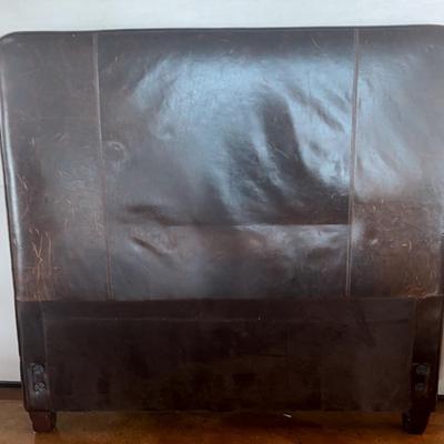 Leather Headboard Double Bed Size