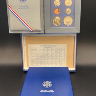 United States Mint 1986 Prestige Silver Commemorative Set