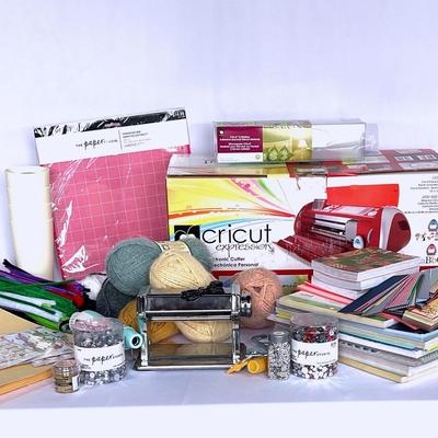 Huge Lot Of Art Supplies And A Cricut Expression
