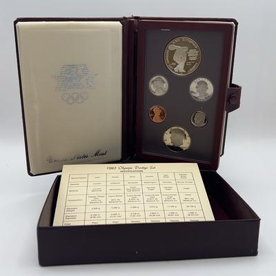 United States Mint 1983 Prestige Silver Commemorative Set