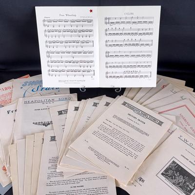 Vintage Sheet Music (34 Pieces)