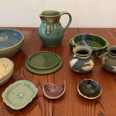 Blues & Greens Pottery