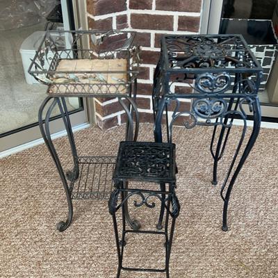 Trio Of Plant Stands