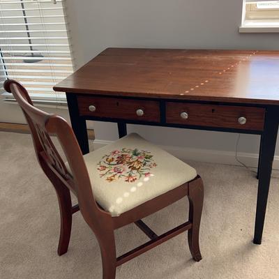 Vintage Desk And Chair