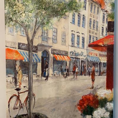 French Cafe In The City Print