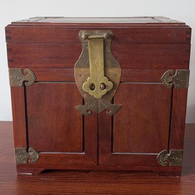 Asian Regency Jewelry Wooden Jewelry Box 